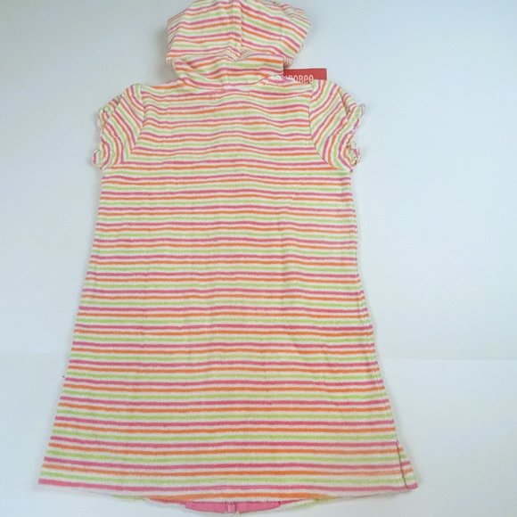NWT Gymboree Stripe Hooded Terry Cover-Up Size 6 - Picture 3 of 3